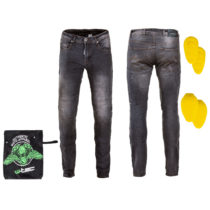 Pánske moto jeansy W-TEC Kancelor šedá - 6XL