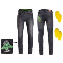 Pánske moto jeansy W-TEC Leonard čierna - 5XL