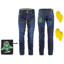 Pánske moto jeansy W-TEC Alfred CE modrá - 5XL
