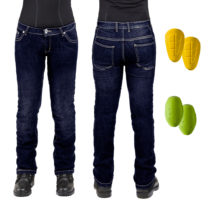 Dámske moto jeansy W-TEC C-2011 modré modrá - 35