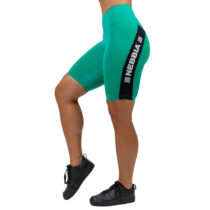Fitness šortky Nebbia s vysokým pásom ICONIC 238 Green - XS