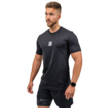 Funkčné športové tričko Nebbia RESISTANCE 348 Black - M