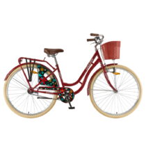Mestský bicykel Polar Grazia Bordo 28&quot; - model 2023 Red - M (16,5&quot;, 160-175 cm)