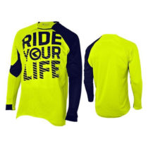 Enduro dres Kellys Ride Your Life dlhý rukáv limetková - XL
