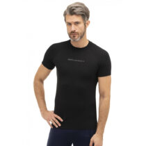 Pánske tričko Brubeck 3D Run PRO s krátkym rukávom Black - M