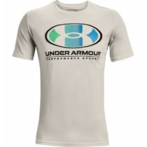 Pánske tričko Under Armour Multi Color Lockertag SS Summit White - L