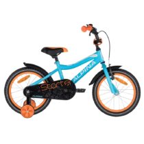 Detský bicykel ALPINA Starter 16&quot; - model 2021 Blue Orange - 235 mm (9,5&quot;)