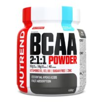 Práškový koncentrát Nutrend BCAA 2:1:1 Powder 400 g modrá malina