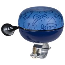 Zvonček na bicykel Kellys Bell 60 Doodles modrá