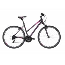 Dámsky crossový bicykel KELLYS CLEA 30 28&quot; - model 2021 Black Pink - M (19'')