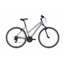 Dámsky crossový bicykel KELLYS CLEA 10 28&quot; - model 2021 Grey Pink - M (19'')