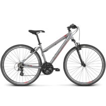 Dámsky crossový bicykel Kross Evado 2.0 D 28&quot; - model 2022 strieborná/červená - L (19&q...