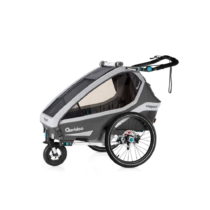 Multifunkčný detský vozík Qeridoo KidGoo 1 Sport Anthracite Grey