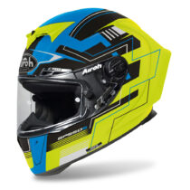 Moto prilba Airoh GP 550S Challenge matná modrá/žltá 2022 XS (53-54)