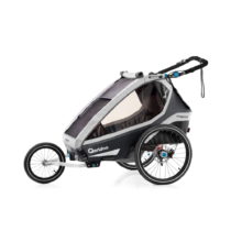 Multifunkčný detský vozík Qeridoo KidGoo 1 Pro Anthracite Grey