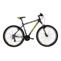 Horský bicykel Kross Hexagon 2.0 27,5&quot; - model 2022 tmavo modrá/limetová/šedá - S (17'')