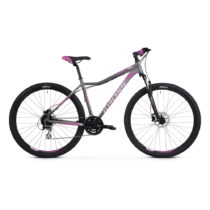Dámsky horský bicykel Kross Lea 5.0 27,5&quot; SR - model 2021 grafitová/ružová/fialová - XXS (1...