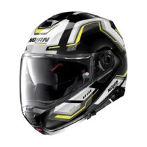 Moto helma Nolan N100-5 Upwind N-Com P/J Glossy Black - XS (55)