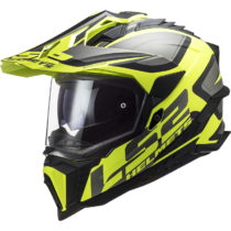 Enduro helma LS2 MX701 Explorer Alter Matt Black H-V Yellow - XXL (63-64)