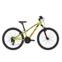 Juniorský bicykel KELLYS KITER 50 24&quot; - model 2021 Neon Yellow - 11&quot;