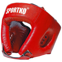 Boxerský chránič hlavy SportKO OD1 červená - XL