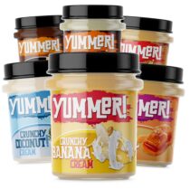 Orieškové maslá Yummer! 300g Milky Cream &amp; Cookies
