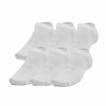 Unisex ponožky Under Armour Essential No Show 6 párov White - XL (46-50,5)