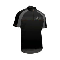 Cyklistický dres KELLYS PRO SPORT čierno-oranžová - M