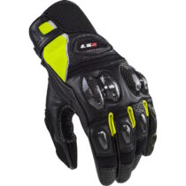 Pánske moto rukavice LS2 Spark 2 Black H-V čierna/fluo žltá - M