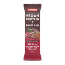 Proteínová tyčinka Nutrend Vegan Protein Fruit Bar 50g kakao + čerešňa