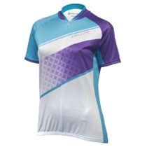 Dámsky cyklistický dres Kellys Jody 016 - krátky rukáv violet-azure - L