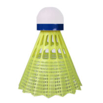 Badmintonové košíky Yonex Mavis 600 žltý košík - modrý pruh